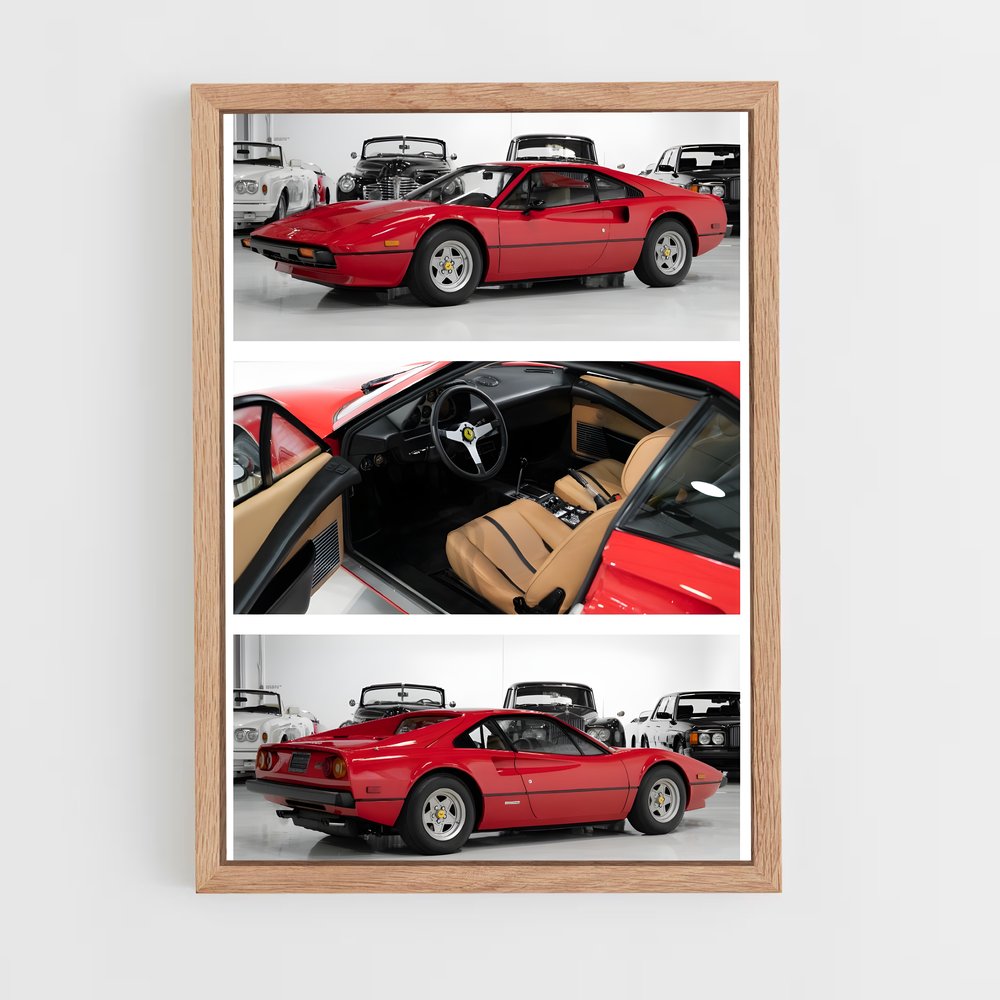 Poster Garage des Rêves – affiche Ferrari (vue 4)